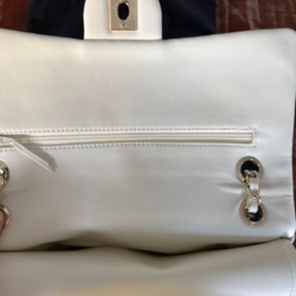 Chanel Cream Caviar Leather Classic Jumbo Double Flap Bag - Picture 8 of 13